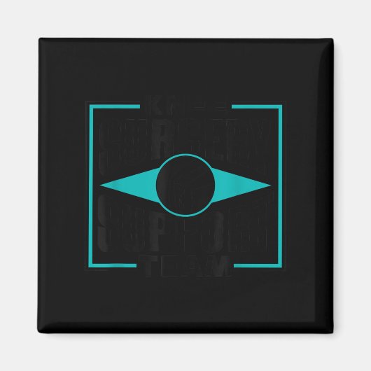 Knee Surgery Suprt Team Patient Knees Recovery Ope Magneet (Voorkant)