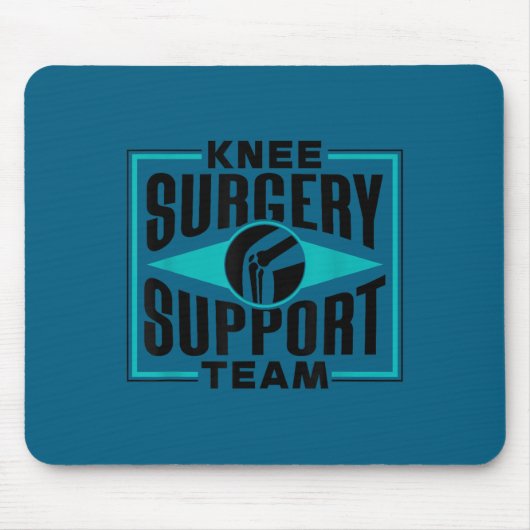 Knee Surgery Suprt Team Patient Knees Recovery Ope Muismat (Voorkant)
