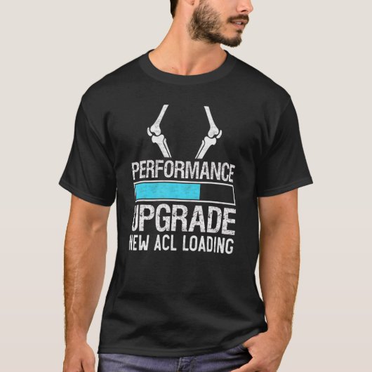 Knee Surgery Survivor ACL Bionic Knee Replacement T-shirt (Voorkant)