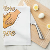 Kneed Meer Liefde Keuken Handdoek (Quarter Fold)