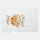 Kneed Meer Liefde Keuken Handdoek (Horizontaal)