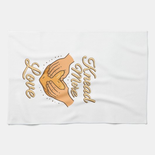 Kneed Meer Liefde Keuken Handdoek (Horizontaal)