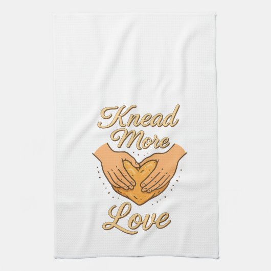 Kneed Meer Liefde Keuken Handdoek (Verticaal)