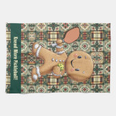 Kneed Meer Pickleball! aangepaste tekst Theedoek (Horizontaal)