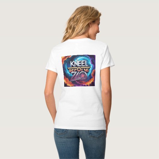 Kneel Before Zod - Krachtig Villain Graphic T-shir T-shirt (Achterkant volledig)
