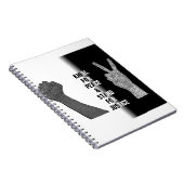 Kneel for Peace and Stand for Justice Notitieboek (Rechterzijde)