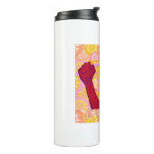 Kneel for Peace and Stand for Justice (V2) Thermosbeker (Gedraaid links)