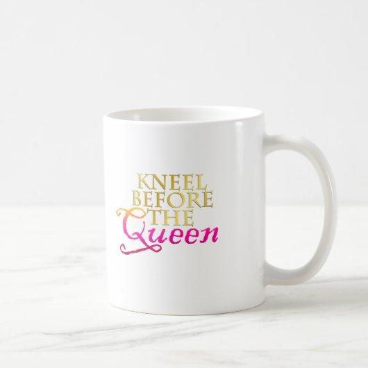 Kneel voor de koningin koffiemok (Rechts)