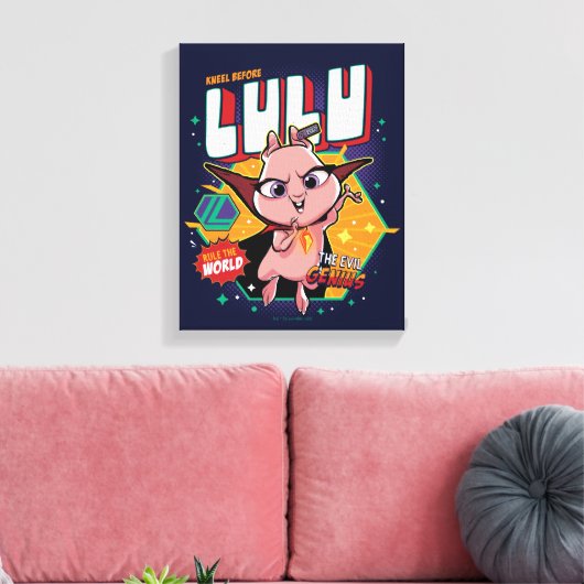 Kneel voor Lulu Canvas Afdruk (Insitu (Woonkamer))