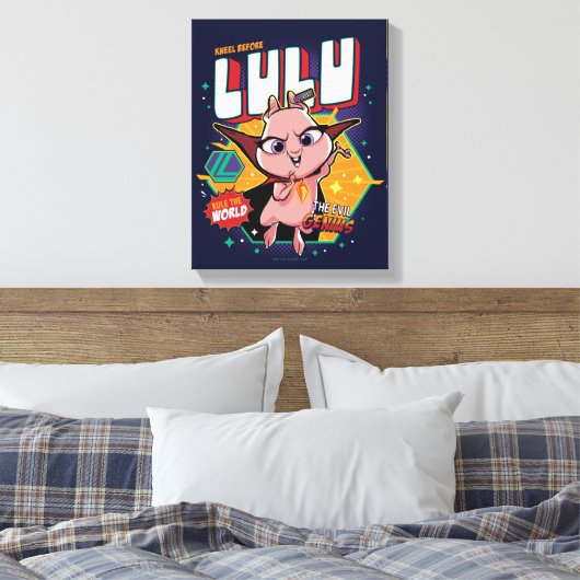 Kneel voor Lulu Canvas Afdruk (Insitu (Slaapkamer))