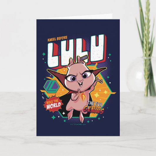 Kneel voor Lulu Kaart (Voorkant)