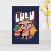 Kneel voor Lulu Kaart (Gele Bloem)