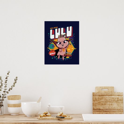 Kneel voor Lulu Poster (Keuken)