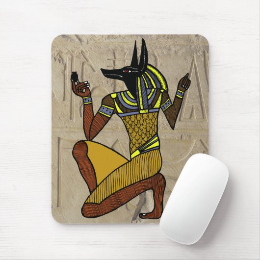 Kneeling Anubis Mousepad Muismat (Met muis)
