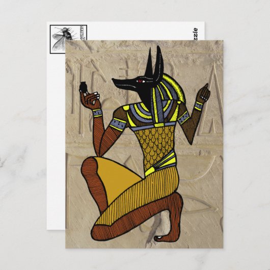 Kneeling Anubis Postcards Briefkaart (Voorkant / Achterkant)