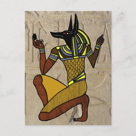 Kneeling Anubis Postcards Briefkaart (Voorkant)