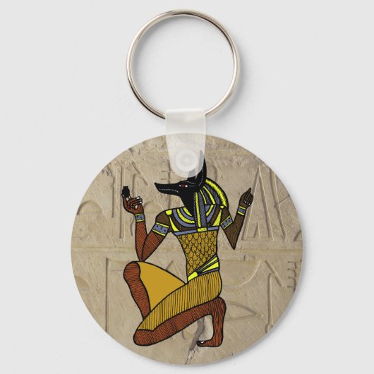 Kneeling Anubis Sleutelhanger (Voorkant)