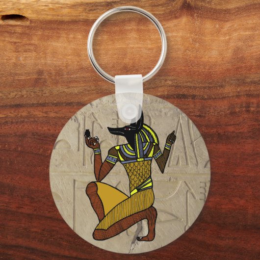 Kneeling Anubis Sleutelhanger (Voorkant)