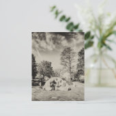 Kneeling Ministers in Kelly Ingram Park - B&W Briefkaart (Staand voorkant)