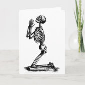 Kneeling Skeleton Kaart (Voorkant)