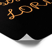 Kneeling voor een Cross Deuteronomie 31:6 Poster (Hoek)