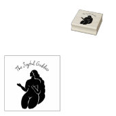 Kneeling Woman Made By Product Stamp Rubberstempel (Gestempeld)