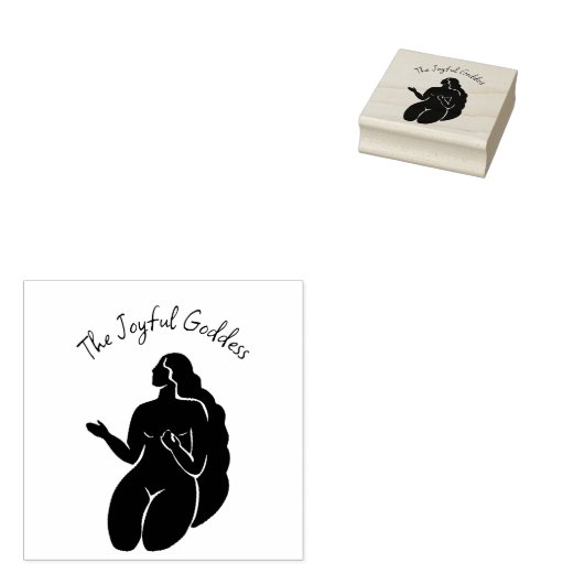 Kneeling Woman Made By Product Stamp Rubberstempel (Gestempeld)