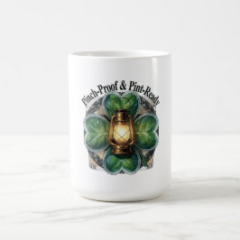 Kneep-bevrijd Klaverlantaarn T-shirt | “Kneep-bevr Koffiemok