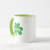 Kneep Bewijs St. Patrick's Dag Mok (Voorkant links)