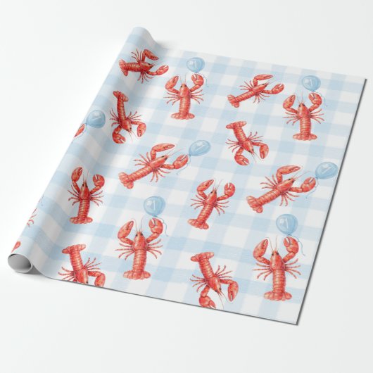 Kneep Me Ik Ben Eén Kreeft Inpakpapier (Uitgerold)