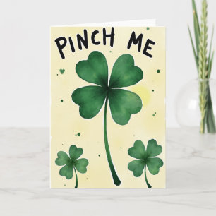 Kneep Me Klaver St. Patrick Kaart