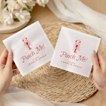 Kneep Me Vintage Lobster Roze & Rode Streep