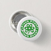 Kneeprikbewijs St. Patrick's Dag Ronde Button 3,2 Cm (Voorkant /achterkant)