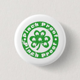 Kneeprikbewijs St. Patrick's Dag Ronde Button 3,2 Cm