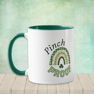 Kneeprikbewijs St. Patrick's Day groene regenboog  Mok