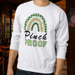 Kneeprikbewijs St. Patrick's Day groene regenboogr Trui