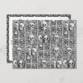 Knekelhuis Uitnodiging Briefkaart (Voorkant / Achterkant)