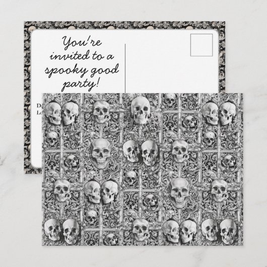 Knekelhuis Uitnodiging Briefkaart (Voorkant / Achterkant)