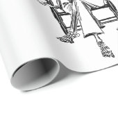 KNELETON-ROKCIGARETTE VOOR verpakkingspapier Cadeaupapier (Rol Hoek)