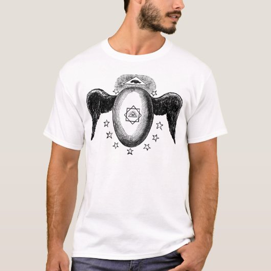 Kneph All Seing Eye Masonic Symbol T-shirt (Voorkant)
