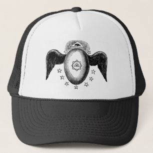Kneph All Seing Eye Masonic Symbol Trucker Pet
