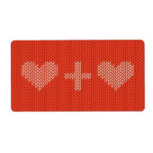 Knesset Two Hearts Etiket (Voorkant)