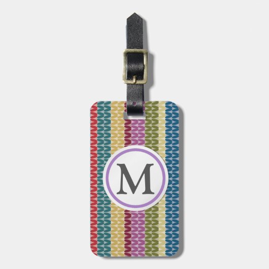 Knessstijl Bagagelabel (Voorkant verticaal)