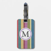 Knessstijl Bagagelabel (Achterkant verticaal)