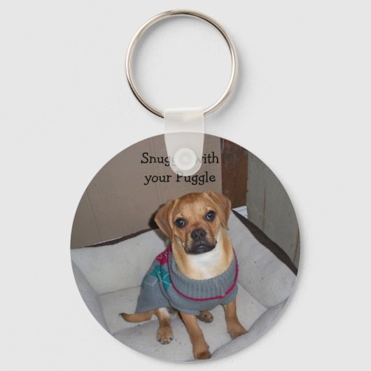 Knevel met uw Sleutelhanger Puggle (Voorkant)