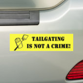 Knibbelen is geen misdaad bumpersticker (Op auto)