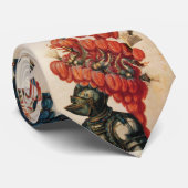 Knichthelmen , DRAGONS , ELDERS , RODE BLAUWE VERE Stropdas (Opgerold)