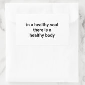 Knick knacks staart 3 ziel 1 rechthoekige sticker (Tas)