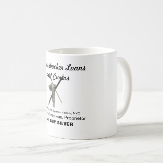 KnickerBocker leent souvenier mok (Voorkant rechts)