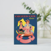 Knickerbocker-theaterbedekking uit de jaren 20 briefkaart (Staand voorkant)